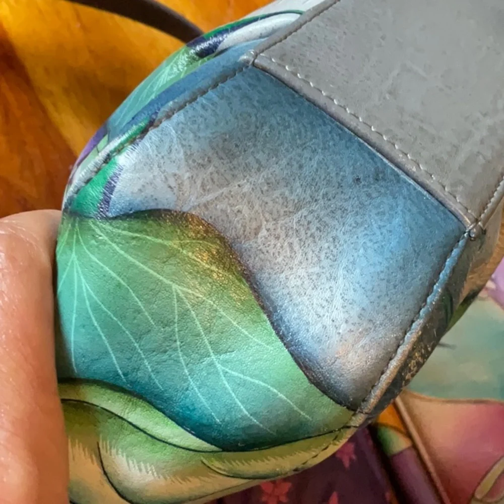 Gorgeous Anuschka crossbody bag - Picture 6 of 12